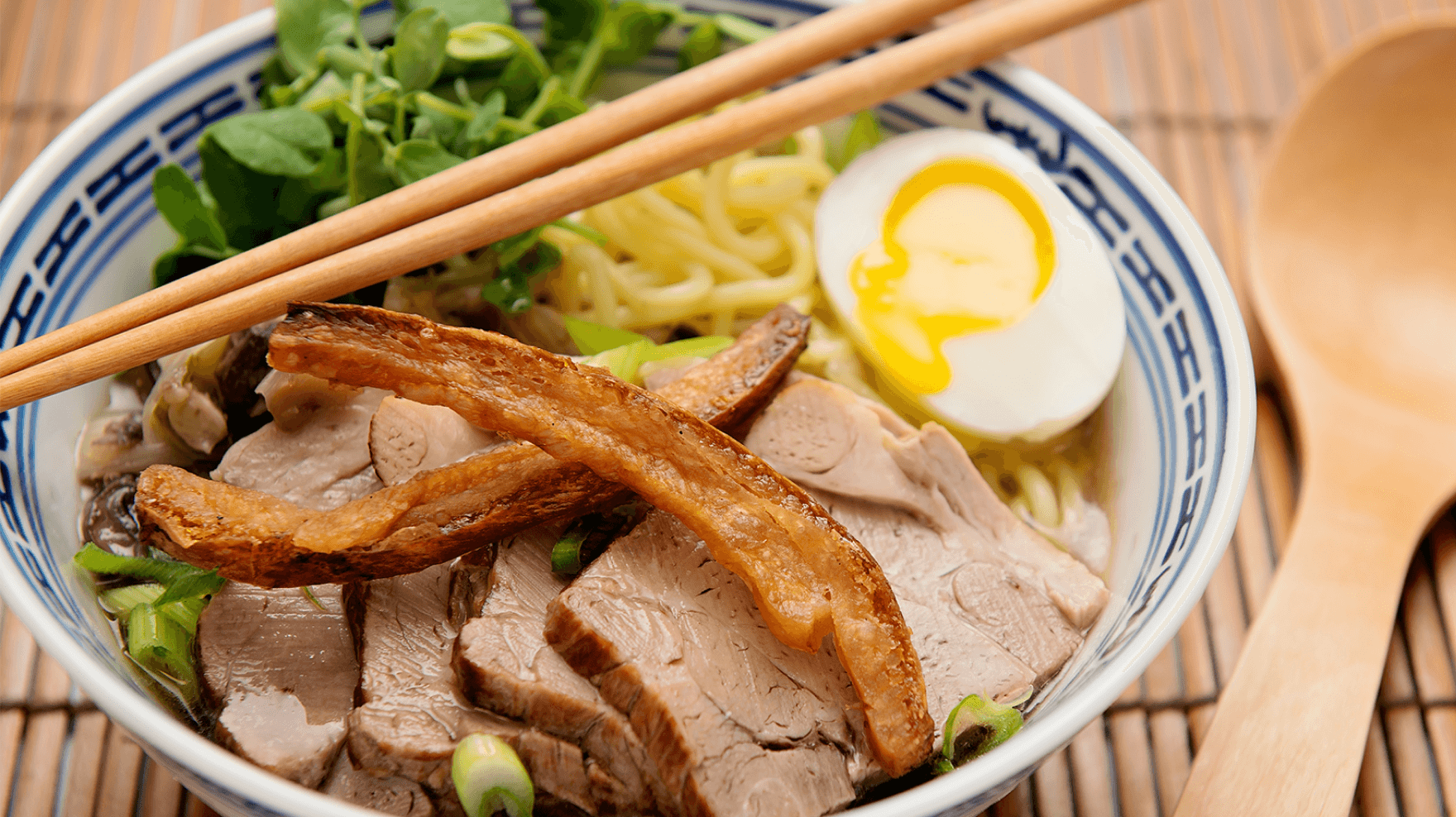 Ramen Noodles Pork Shoulder