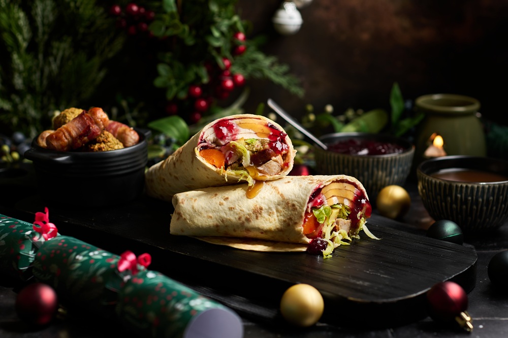 Paxo Christmas Dinner Wrap with Bisto Gravy Dip