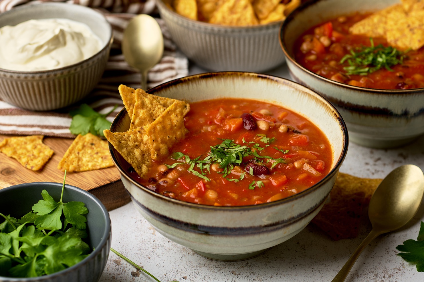 Bisto Mexican veg & bean soup