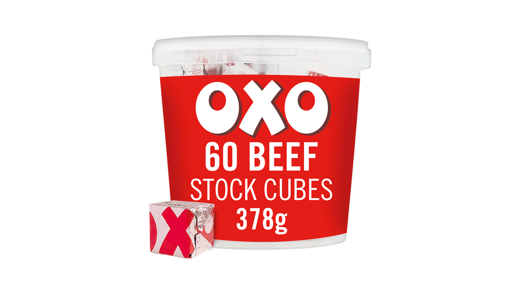 60 Beef Stock Cubes 378g