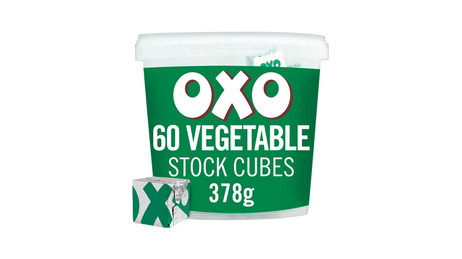 60 Vegetable Stock Cubes 378g