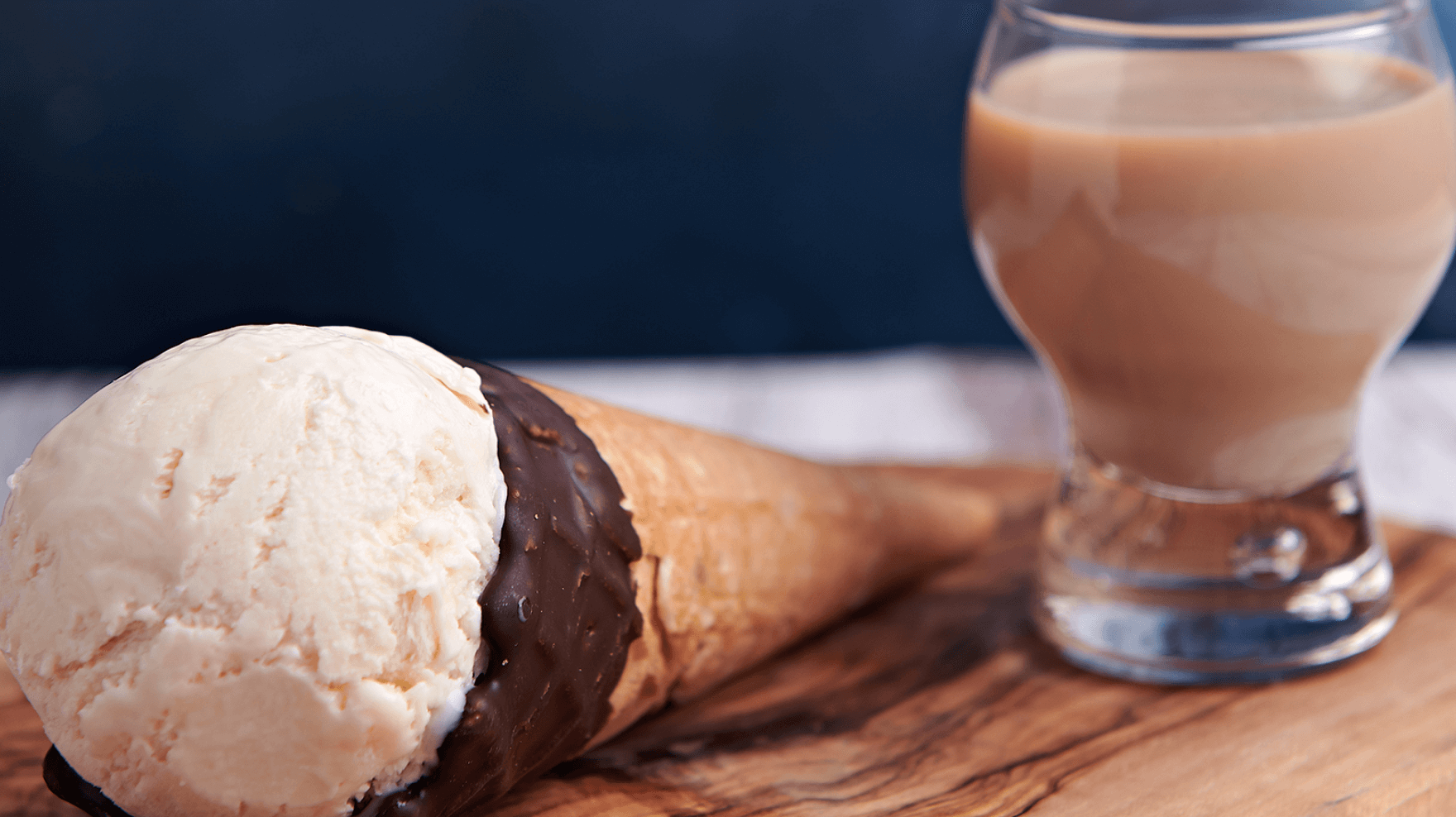 Caramel Irish Cream Liqueur Ice Cream