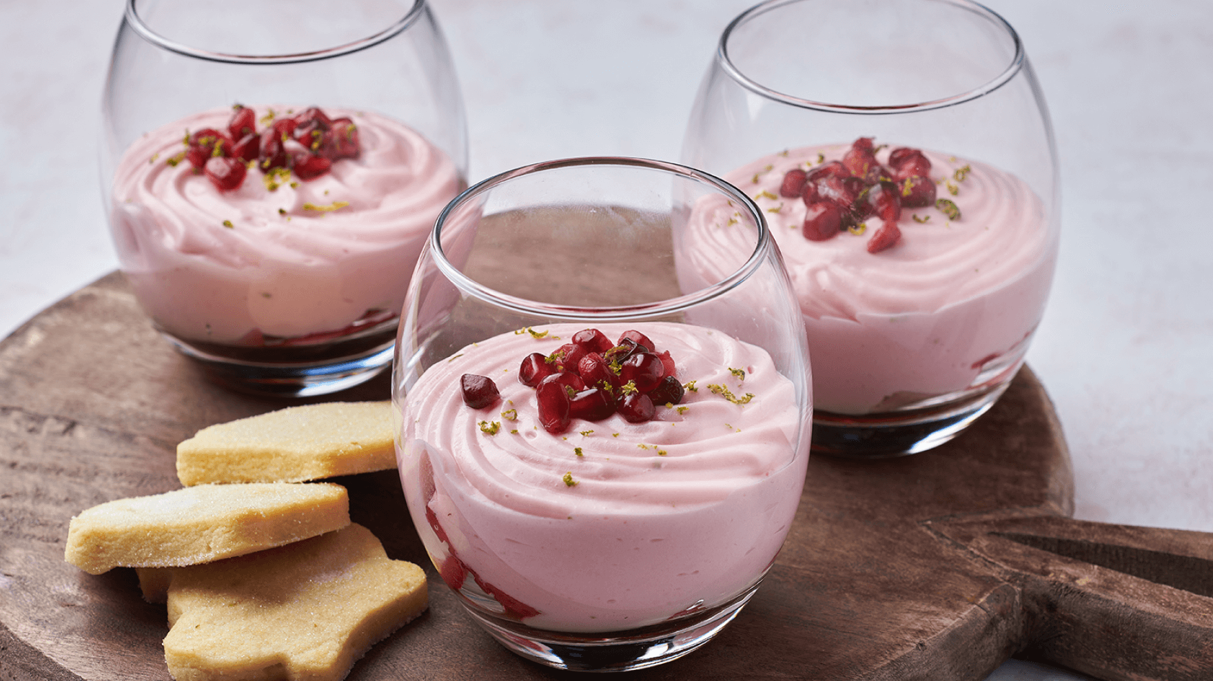 Strawberry Lime Dessert Pots