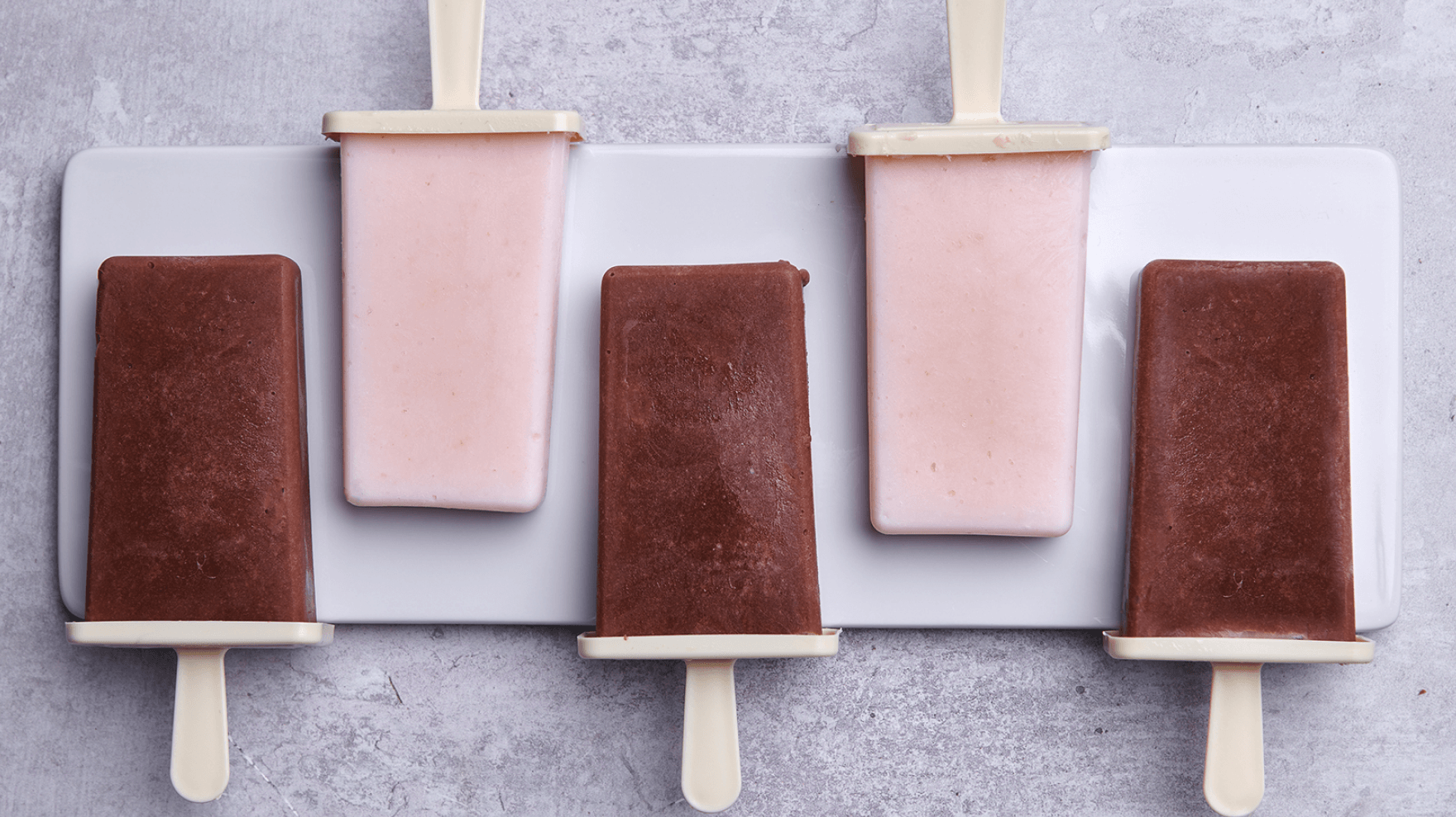 Frozen Vegan Custard Lollies