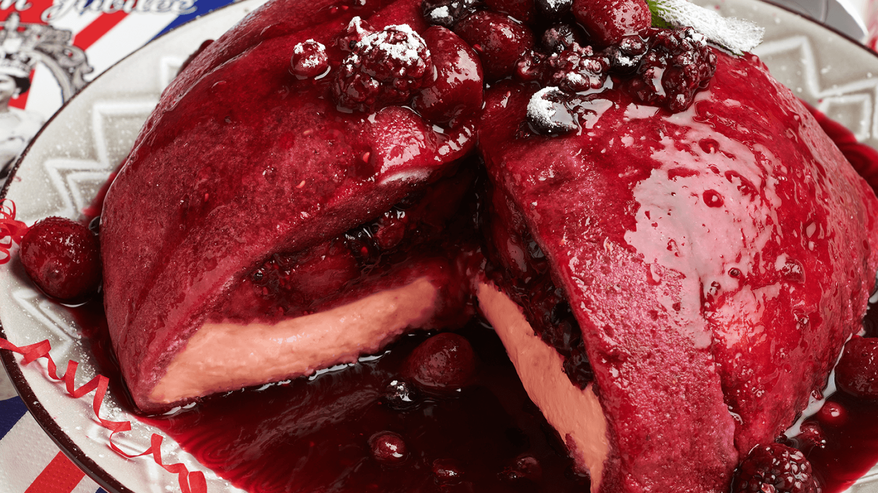 Jewelled Layered Summer Pudding