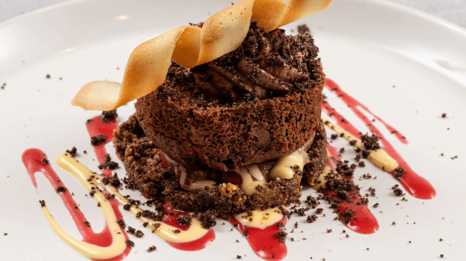 Mississippi Raspberry Mud Cake