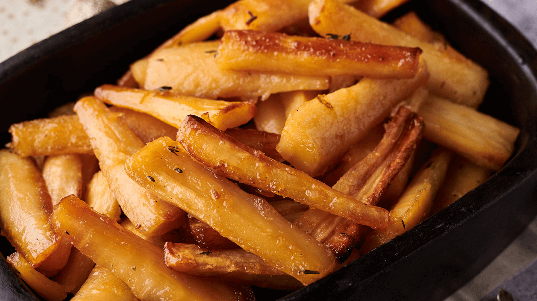 Honey and Thyme Roast Parsnips
