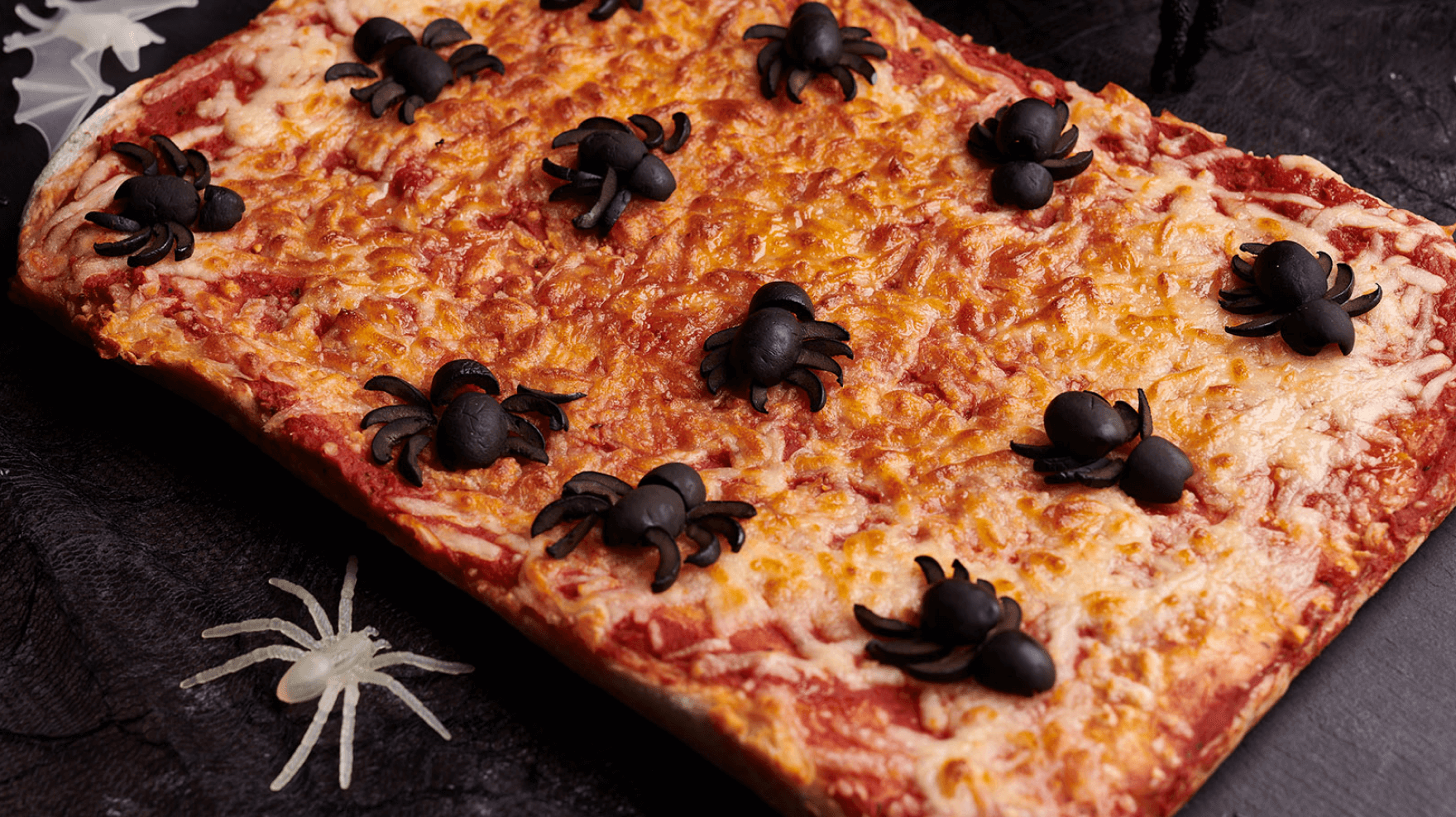 Halloween Spider Pizza