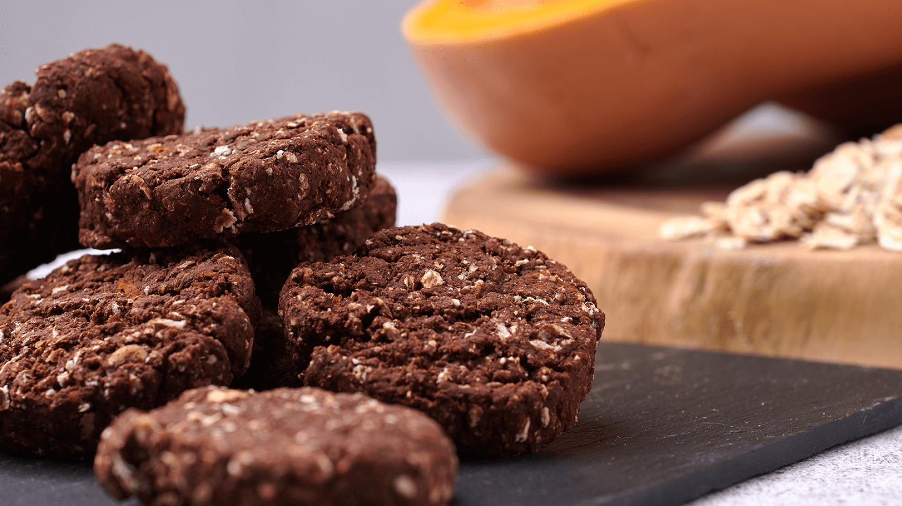 Chocolate Oat Butternut Squash Cookies