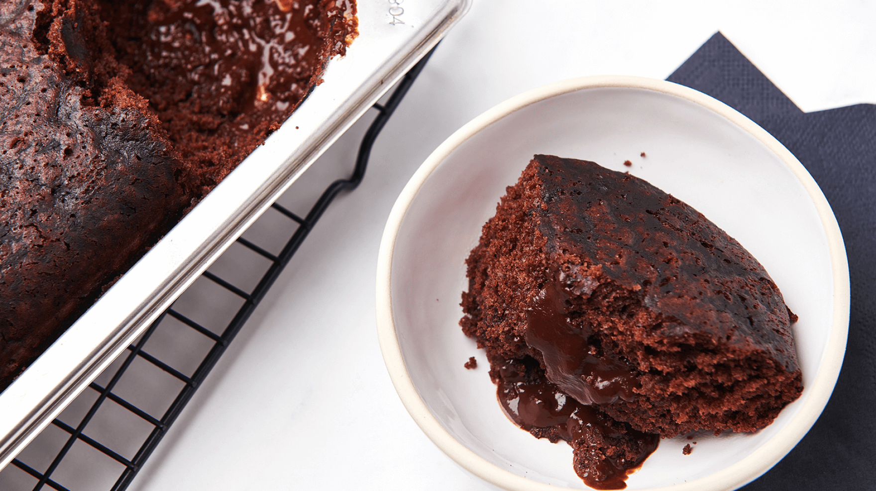 Steamed Chocolate Puddle Pudding