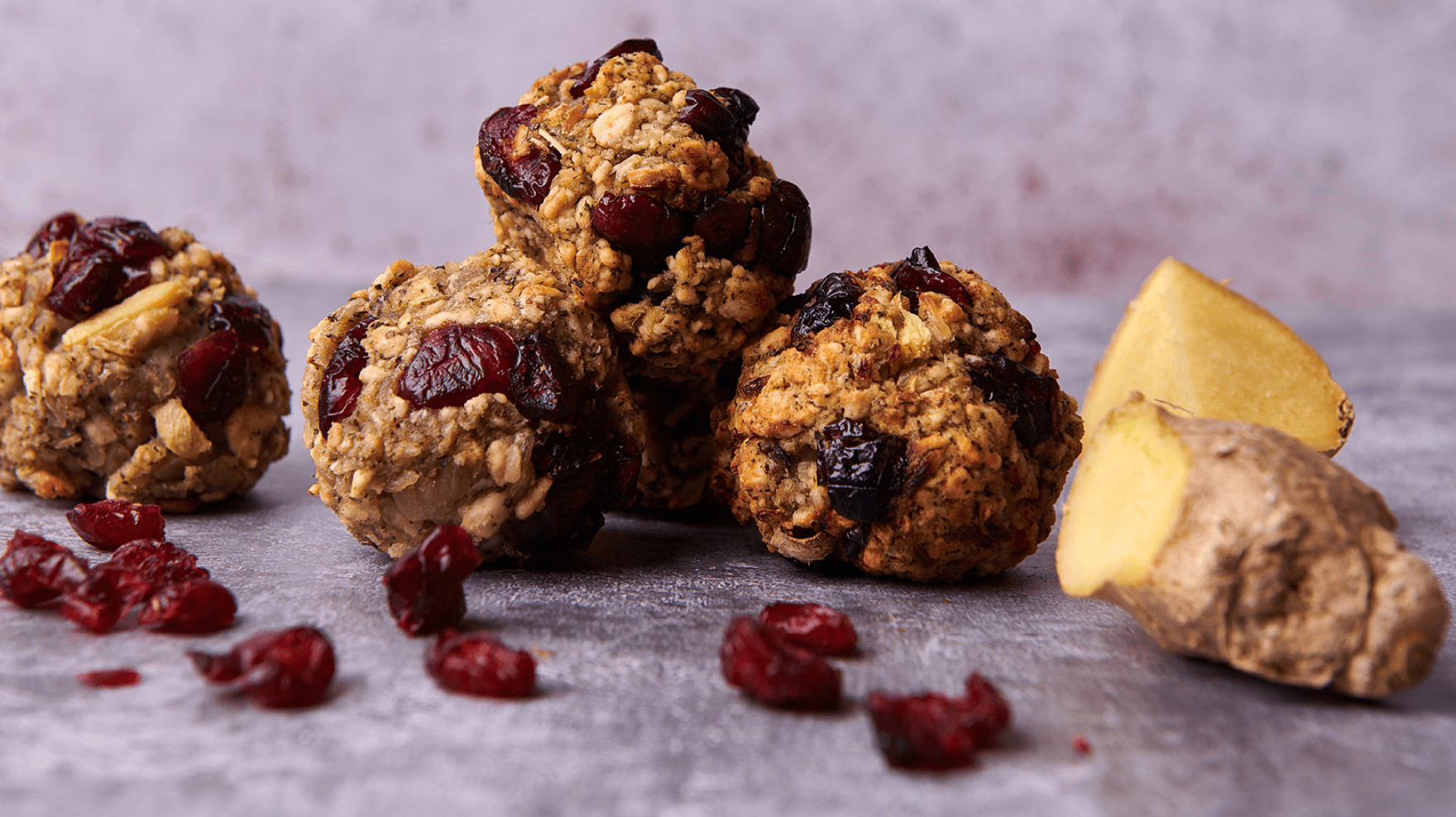 Cranberry and Ginger Stuffing Balls