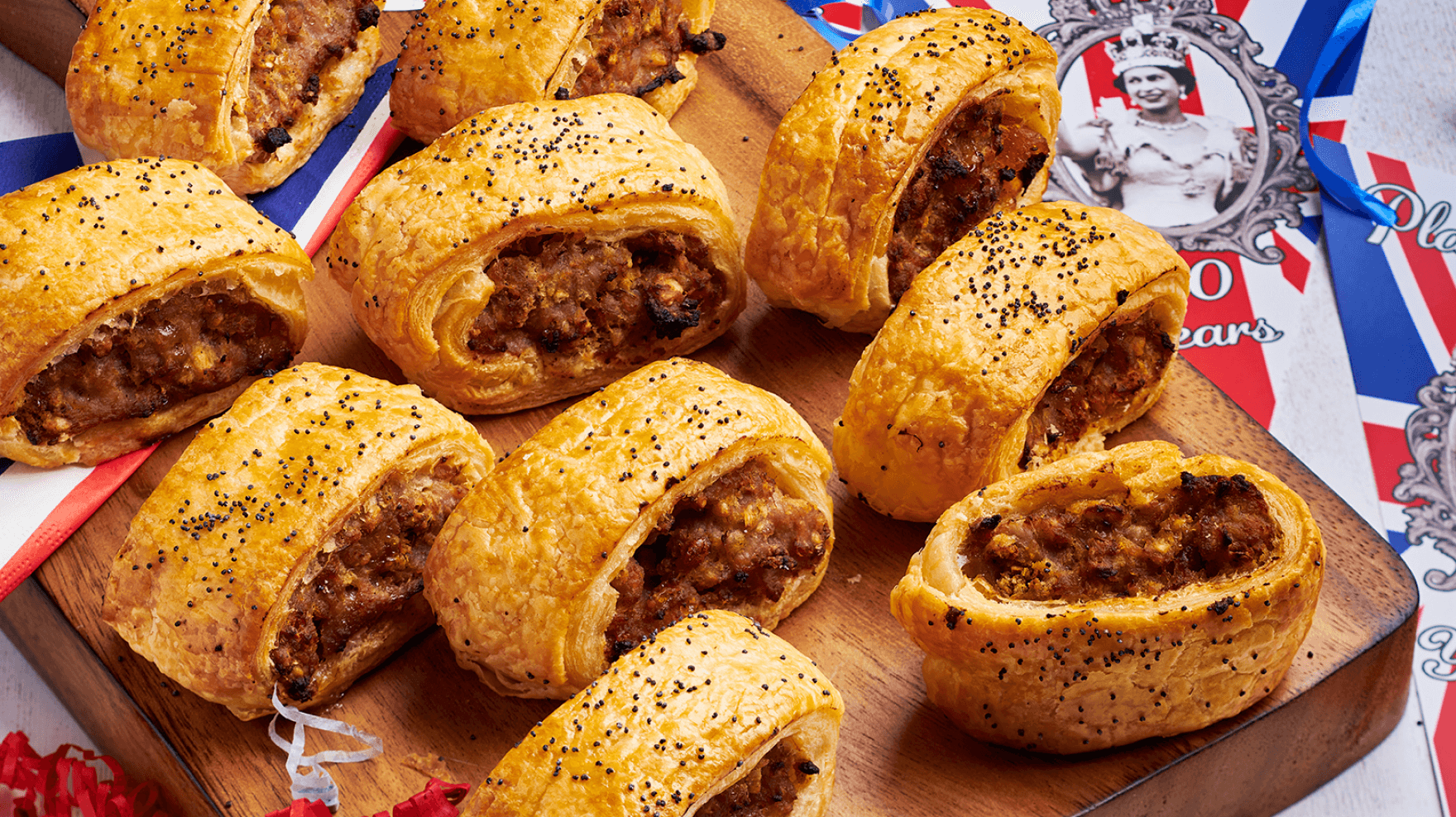 Sweet Pork Sage Onion Sausage Rolls