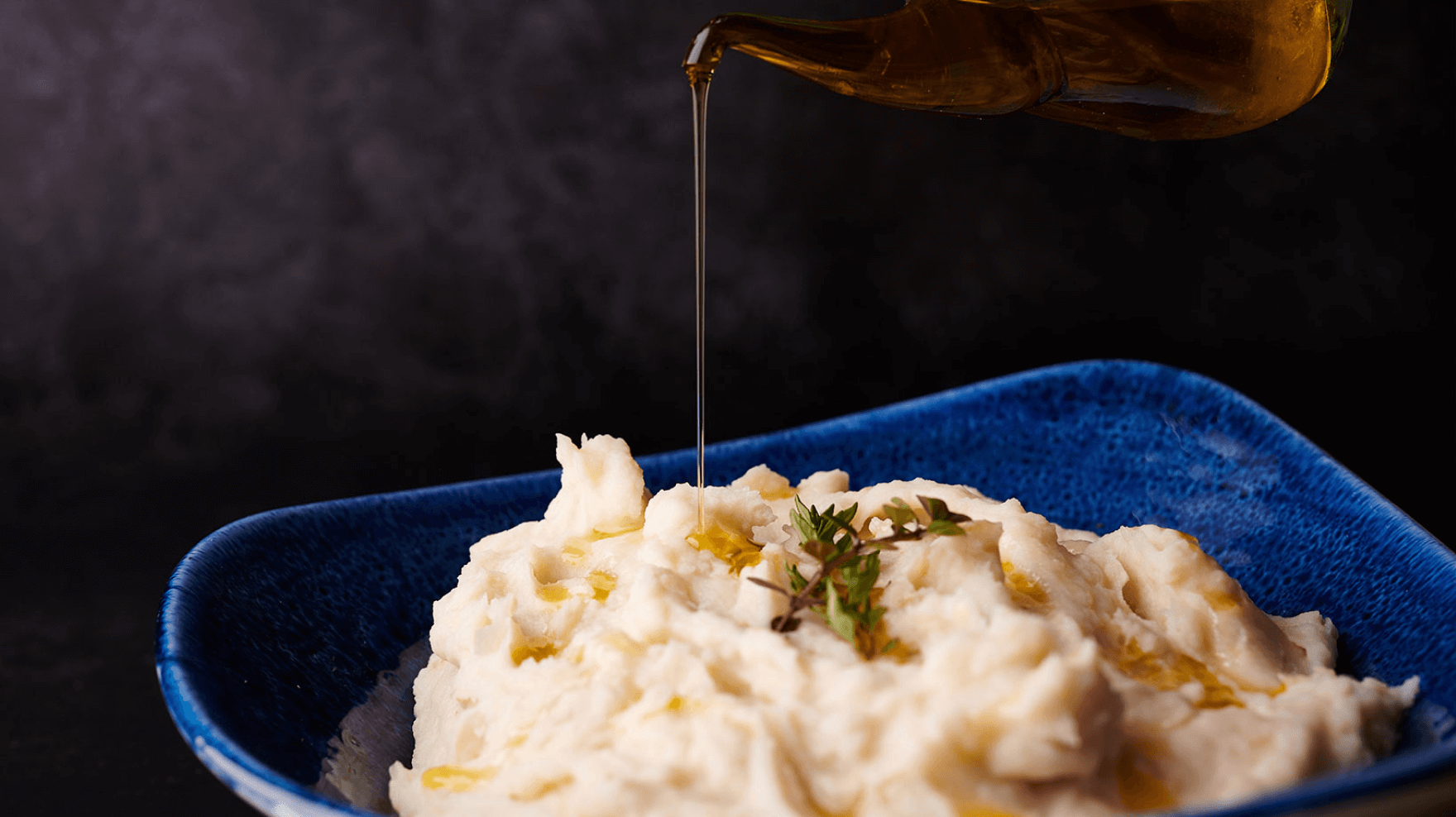 Cannellini Bean and Potato Mash with Truffle Oil