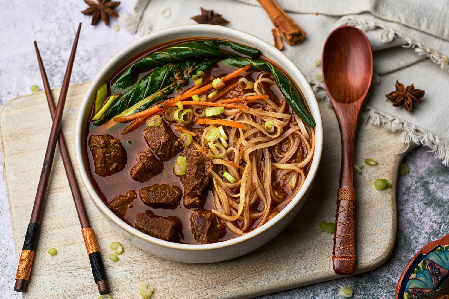 Bisto beef noodles soup