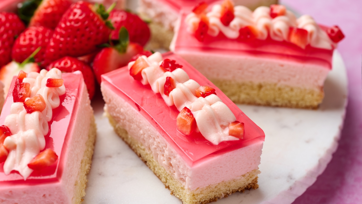 Angel Delight strawberry shortcake